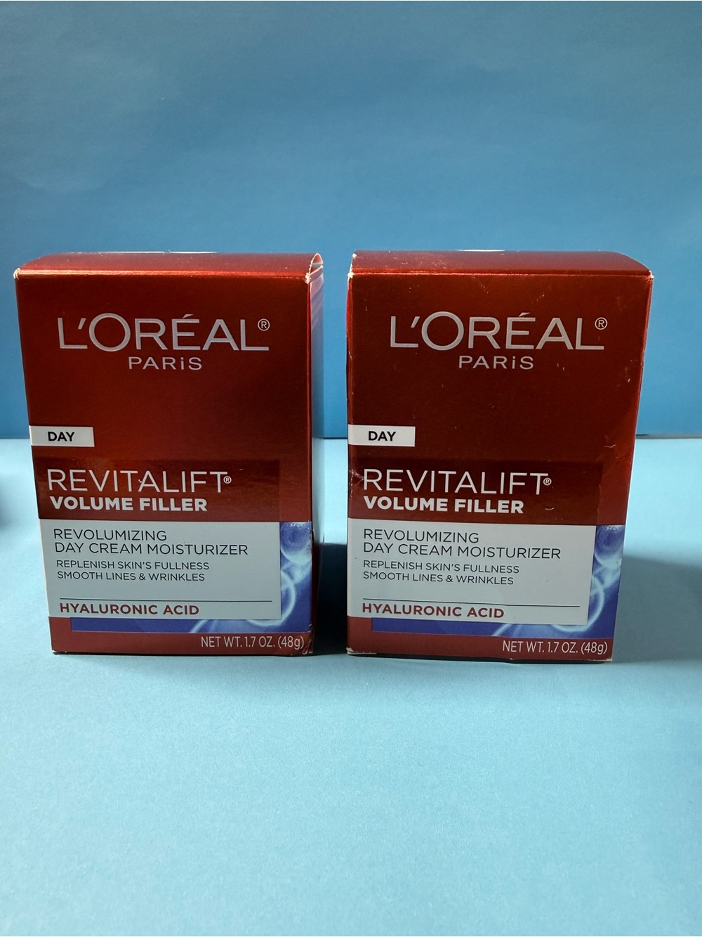 L'Oreal Revitalift Volume Filler Day Cream Moisturizer - Red Packaging